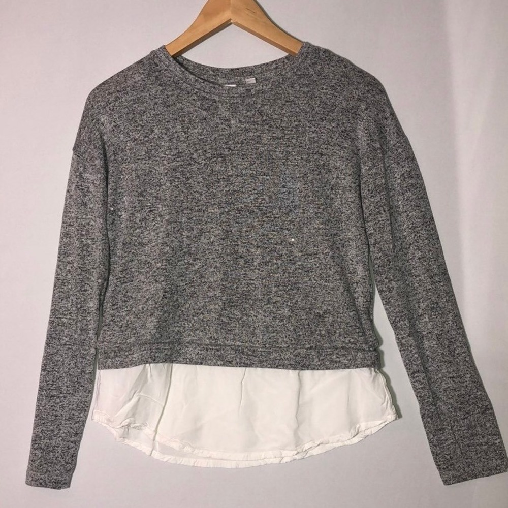 Gap Kids Long Sleeves Two Layered Gray‎ Shirt XXL